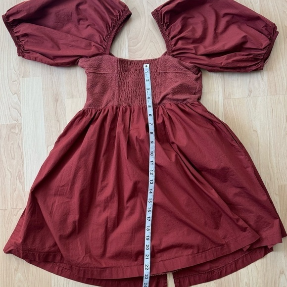 Maeve Anthropologie Puff Sleeve Sweetheart Mini Dress Small - Picture 11 of 14